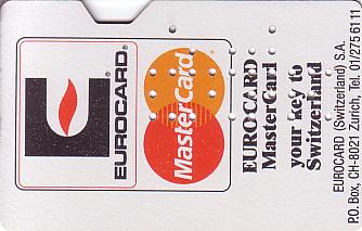 Hotel Keycard Hilton Zurich Switzerland Back
