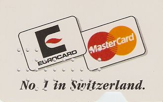 Hotel Keycard Hilton Zurich Switzerland Back
