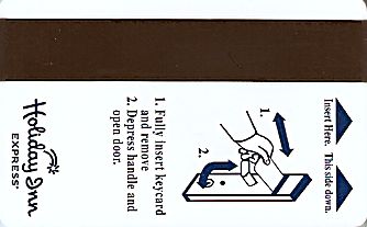 Hotel Keycard Holiday Inn Express Generic Back