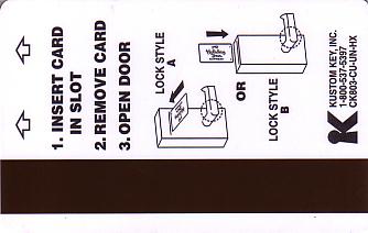 Hotel Keycard Holiday Inn Express Generic Back