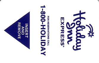 Hotel Keycard Holiday Inn Express Generic Front