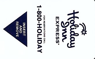 Hotel Keycard Holiday Inn Express Generic Front