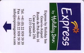 Hotel Keycard Holiday Inn Express Geneva Switzerland Front