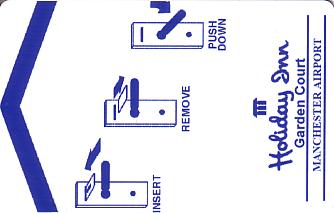Hotel Keycard Holiday Inn Garden Court Manchester United Kingdom Front