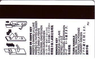 Hotel Keycard Holiday Inn Generic Back