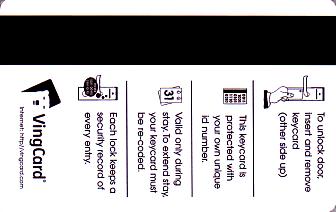 Hotel Keycard Holiday Inn Generic Back