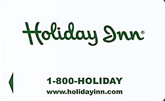 Hotel Keycard Holiday Inn Generic Front