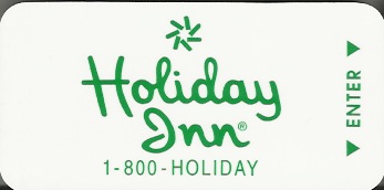 Hotel Keycard Holiday Inn Generic Front