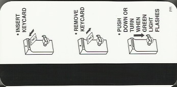 Hotel Keycard Holiday Inn Generic Back