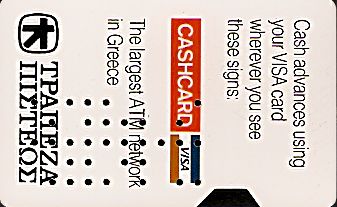 Hotel Keycard Holiday Inn Athens Greece Back