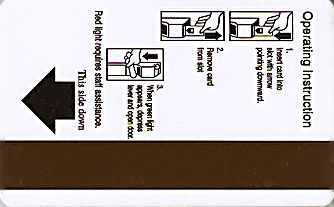 Hotel Keycard Holiday Inn Bangkok Thailand Back