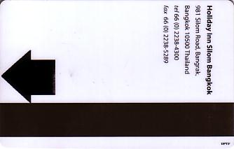 Hotel Keycard Holiday Inn Bangkok Thailand Back