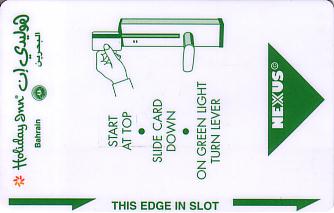 Hotel Keycard Holiday Inn  Bahrain Front