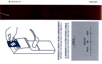 Hotel Keycard Holiday Inn Bogota Colombia Back
