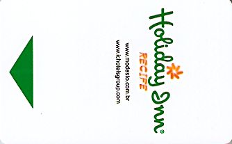 Hotel Keycard Holiday Inn  Brazil Front