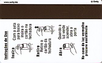 Hotel Keycard Holiday Inn  Brazil Back