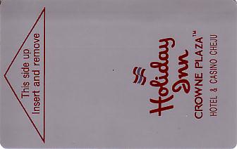 Hotel Keycard Holiday Inn Cheju Korea Front