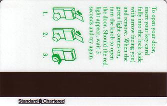 Hotel Keycard Holiday Inn  Hong Kong Back