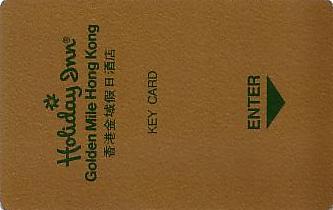 Hotel Keycard Holiday Inn  Hong Kong Front