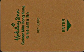 Hotel Keycard Holiday Inn  Hong Kong Front