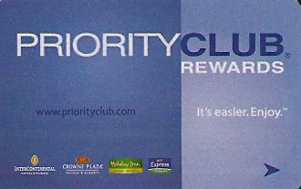 Hotel Keycard Holiday Inn  Hong Kong Front