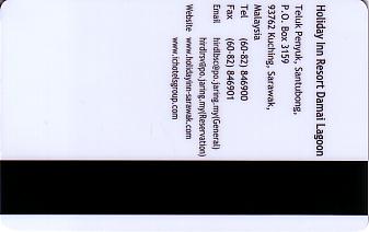 Hotel Keycard Holiday Inn Kuching Malaysia Back