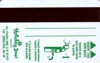Hotel Keycard Holiday Inn Merida Venezuela Back