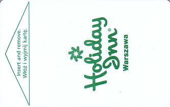 Hotel Keycard Holiday Inn Warsaw Poland Front