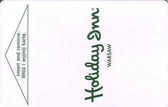 Hotel Keycard Holiday Inn Warsaw Poland Front