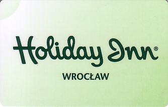 Hotel Keycard Holiday Inn Wroclaw Poland Front