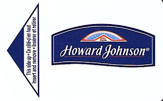 Hotel Keycard Howard Johnson Generic Front