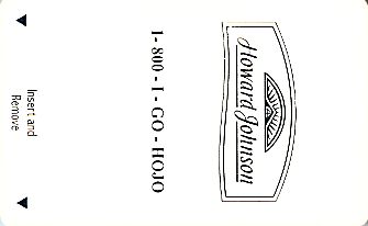 Hotel Keycard Howard Johnson Generic Front