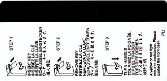 Hotel Keycard Howard Johnson Generic Back