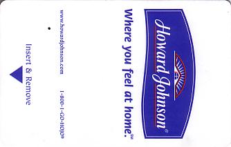 Hotel Keycard Howard Johnson Generic Front