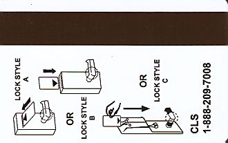 Hotel Keycard Howard Johnson Generic Back