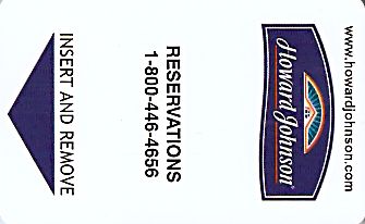 Hotel Keycard Howard Johnson Generic Front