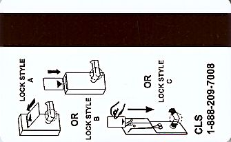 Hotel Keycard Howard Johnson Generic Back