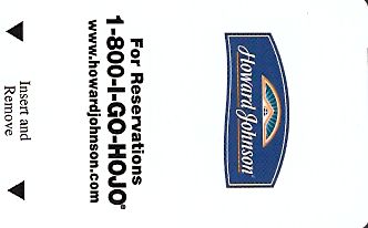 Hotel Keycard Howard Johnson Generic Front