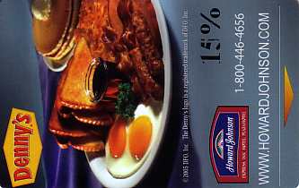 Hotel Keycard Howard Johnson Generic Front