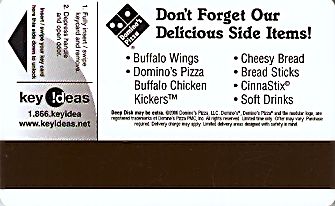 Hotel Keycard Howard Johnson Generic Back
