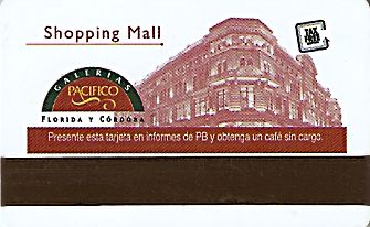 Hotel Keycard Howard Johnson Buenos Aires Argentina Back