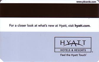 Hotel Keycard Hyatt Generic Back
