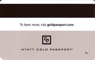Hotel Keycard Hyatt Generic Back