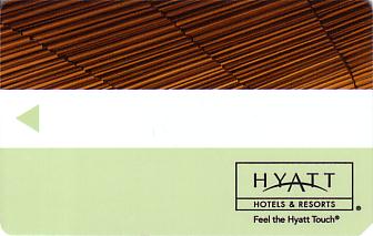 Hotel Keycard Hyatt Generic Front