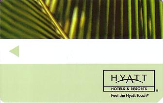 Hotel Keycard Hyatt Generic Front