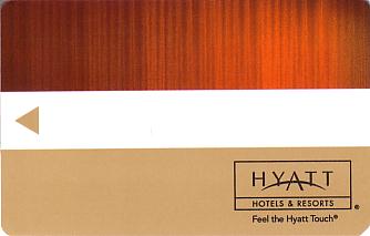 Hotel Keycard Hyatt Generic Front