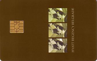 Hotel Keycard Hyatt Belgrade Serbia Front