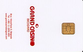 Hotel Keycard Hyatt Belgrade Serbia Back