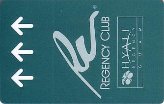Hotel Keycard Hyatt  Guam Front
