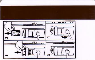 Hotel Keycard Hyatt Johannesburg South Africa Back